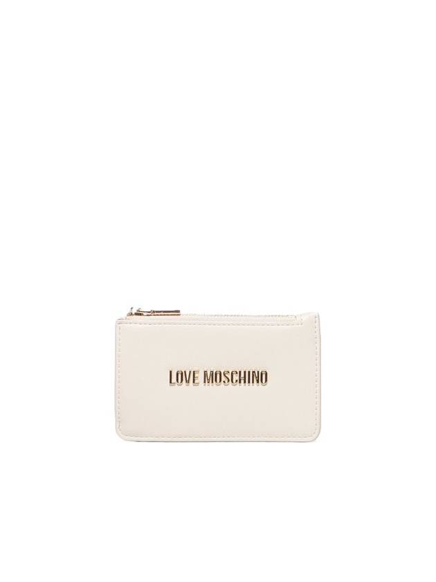 Love Moschino 로고 레터링 지퍼 지갑