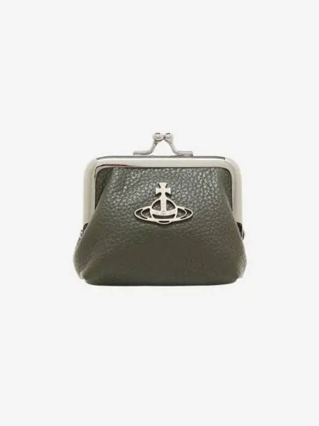 비비안 웨스트우드 더비 프레임 코인 퍼스 그린 Vivienne Westwood Derby Frame Coin Purse Green