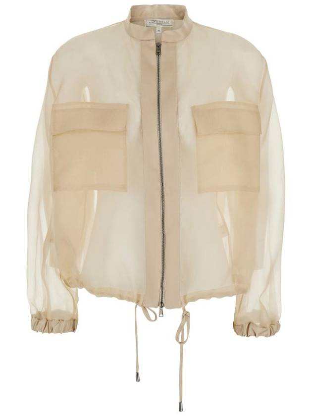 ANTONELLI N3658256120C 자피로 오간자 재킷