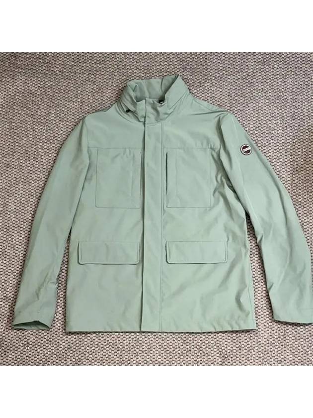 24SS 콜마르 로고패치 포켓 야상 그린