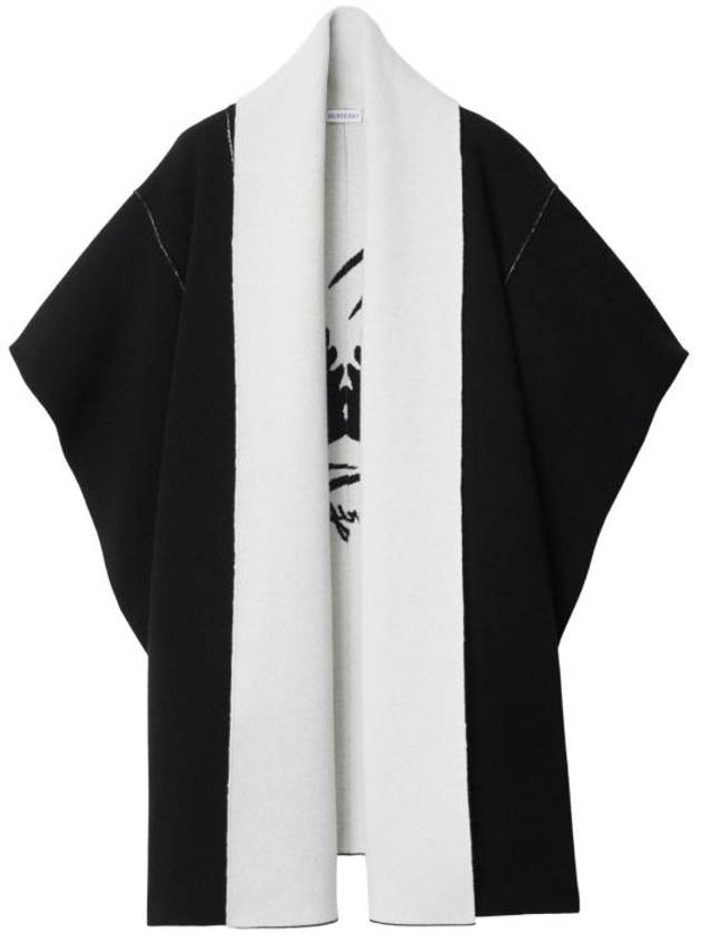 버버리 미러 호스 케이프 블랙