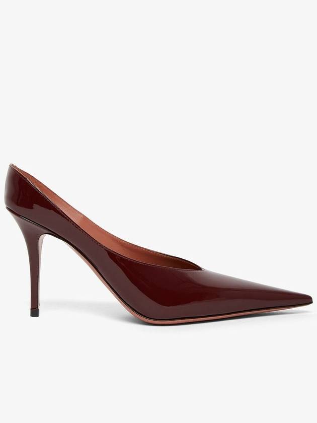 Anok 90 red patent mules