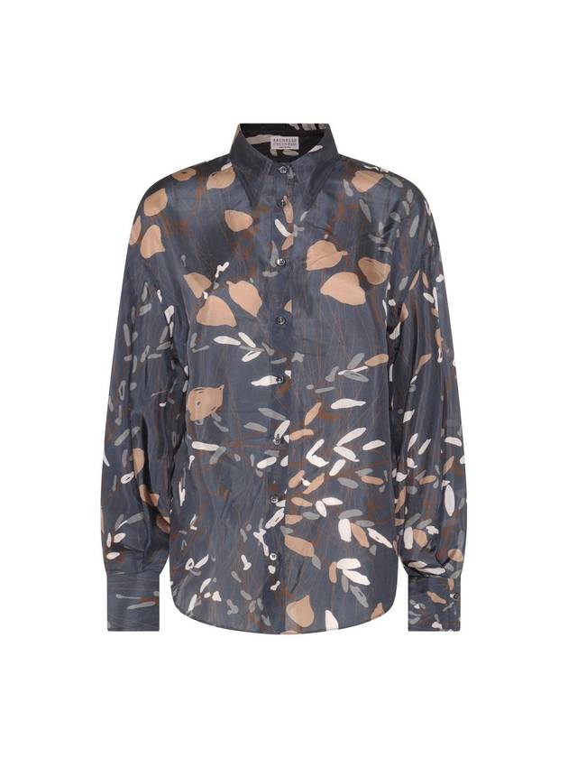 23 F W 브루넬로 쿠치넬리 멀티컬러 실크 러프 프린트 셔츠 MD982NP816C6610 B0480567340