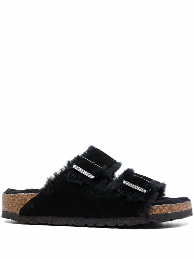 버켄스탁 남성 ARIZONA SHEARLING SANDALS 752663BLACK BLACK
