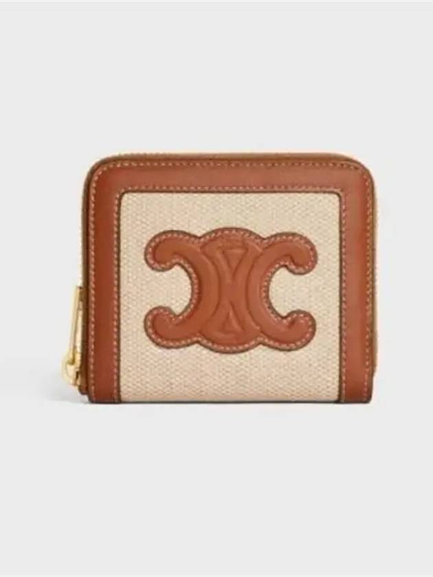 셀린느 트리오페 컴팩트 지퍼 반지갑 10L742FAZ02NT