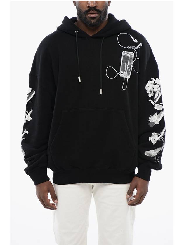 오프화이트 남성 후드