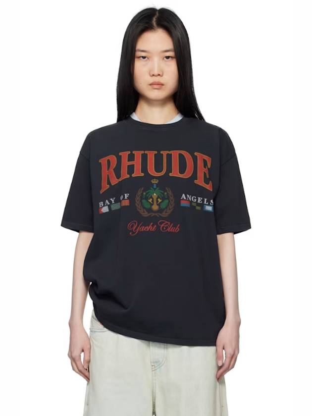 Black Bay Of Angels Yacht T shirt 251923F110011