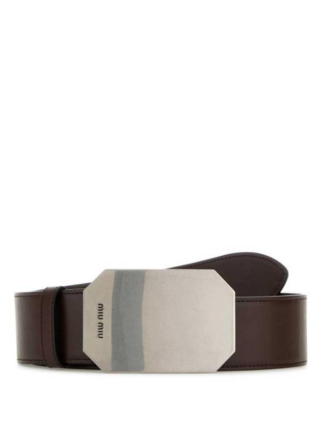 24FW 미우미우 레귤러 벨트 5CC6122C9Q F0NBL BROWN