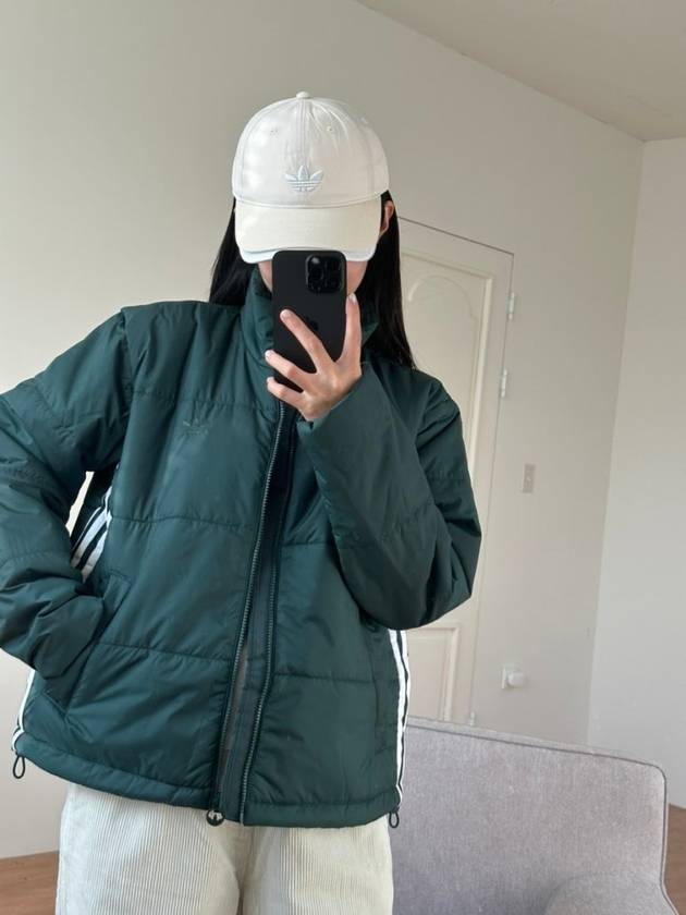아디다스 패딩 자켓 HK5254 다크 그린 WOMENS UK10