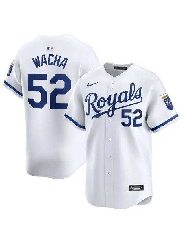 1100493 나이키 MLB Michael Wacha 캔자스시티 로열스 홈 플레이어 저지 화이트