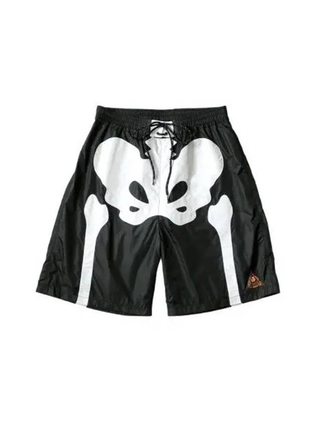 캐피탈 나일론 본 스윔수트 블랙 Kapital Nylon Bone Swimsuit Black