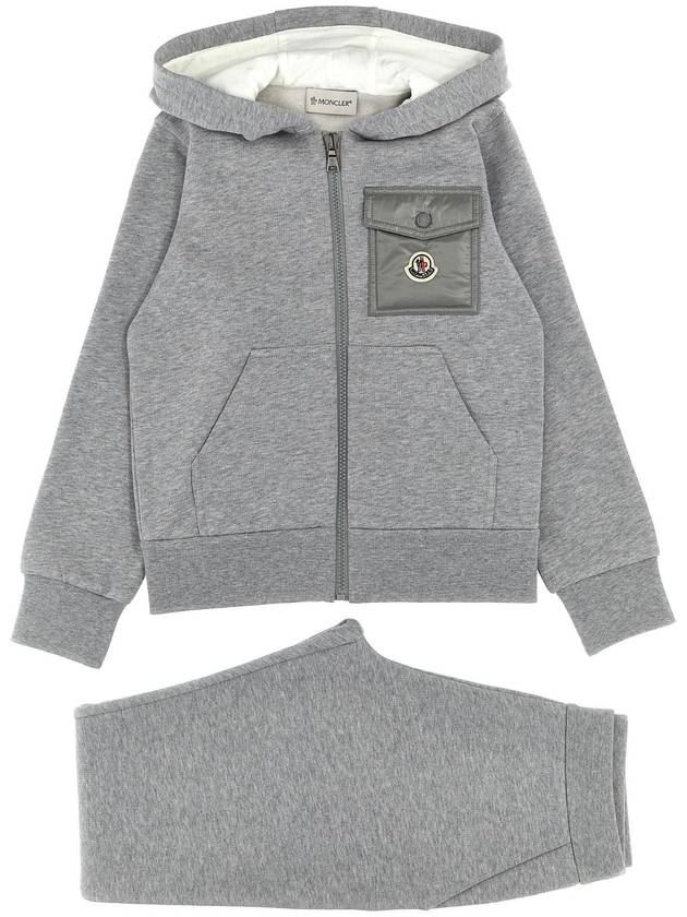 MONCLER ENFANT 후드티 조깅 팬츠 완성 8M00006899PS980