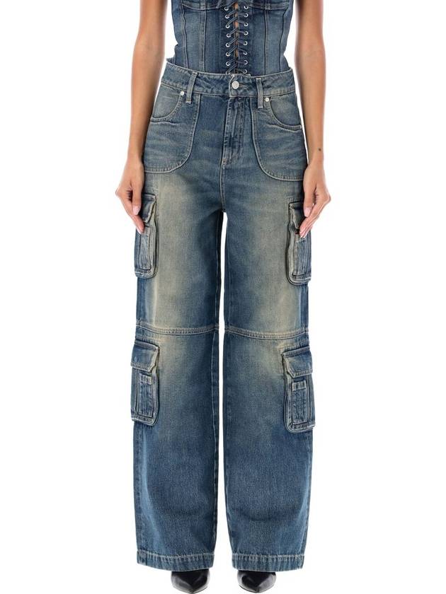 미스비브 데님 카고 팬츠