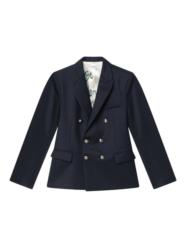 골든구스 더블 브레이스 자켓 네이비