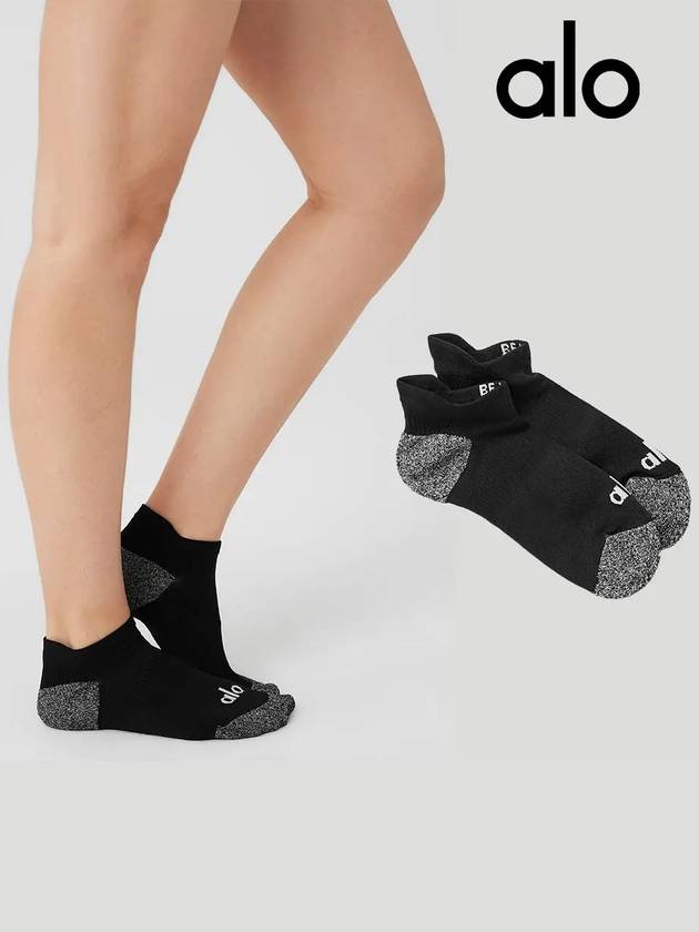 alo 알로 요가 퍼포먼스 탭 삭스 양말 블랙