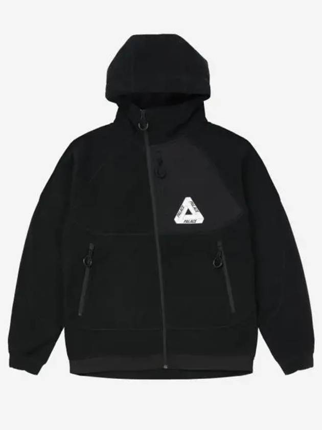 팔라스 폴라 플리스 어시메트릭 자켓 블랙 21FW Palace Polar Fleece Asymmetric Jacket Black 21FW