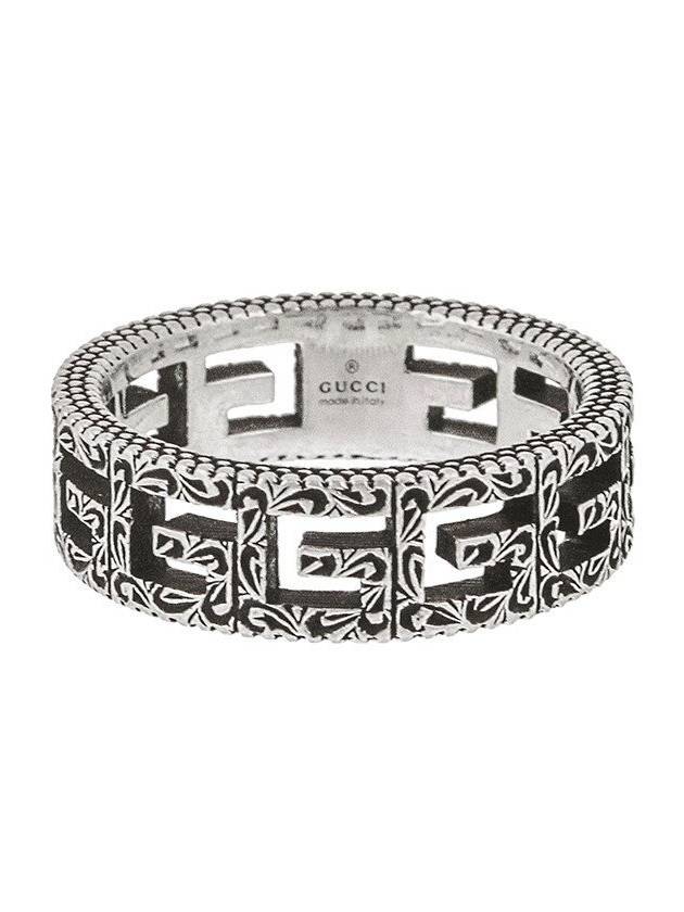 구찌 스퀘어 G 반지 YBC576993001 실버