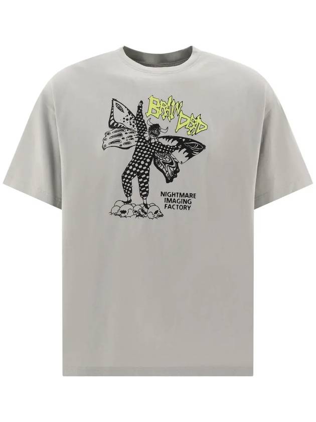 브레인 데드 나이트메어 이미징 티셔츠 T00003838GY_CEMENT
