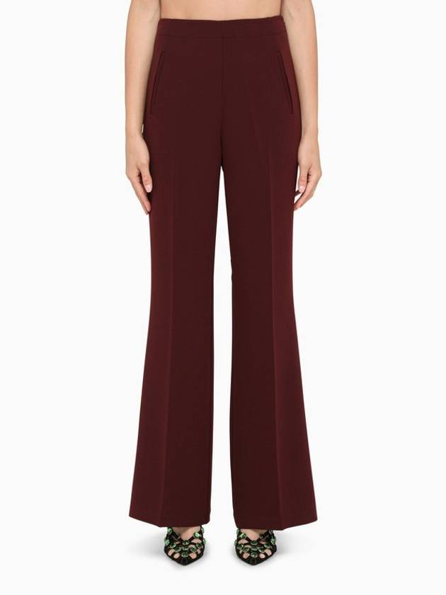 Roland Mouret Brown palazzo trousers