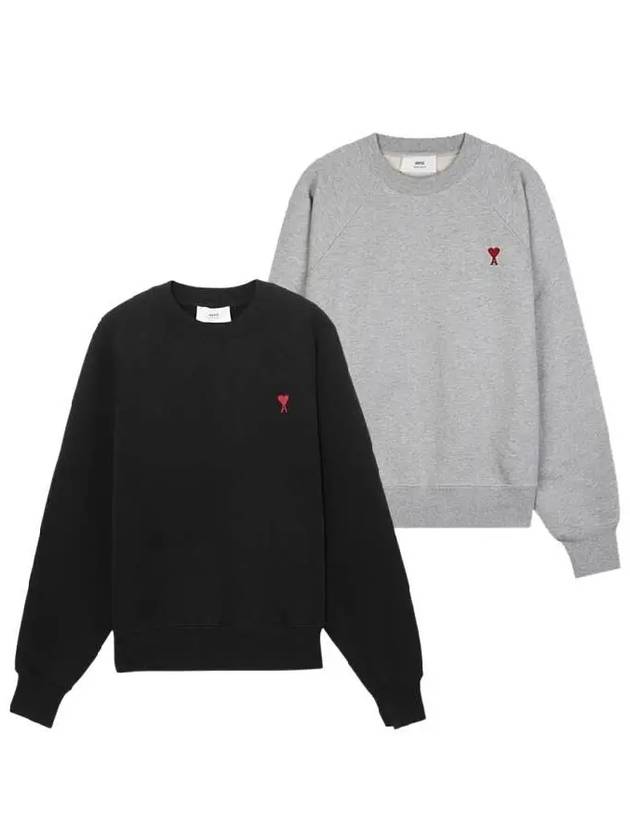 24 아미 남성 여성 스몰 하트 로고 맨투맨 티셔츠 BFUSW005 747