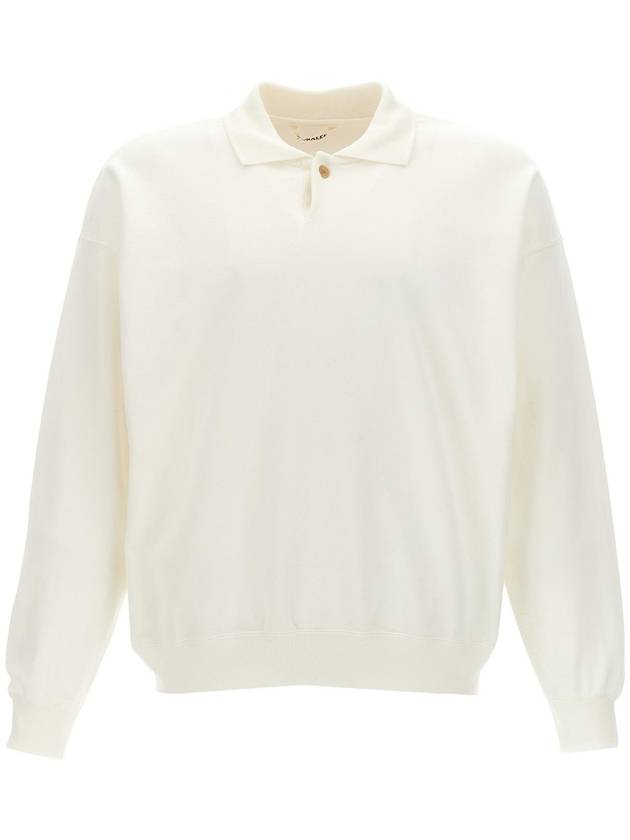 오라리 Cotton polo shirt A24AP02MSWHITE