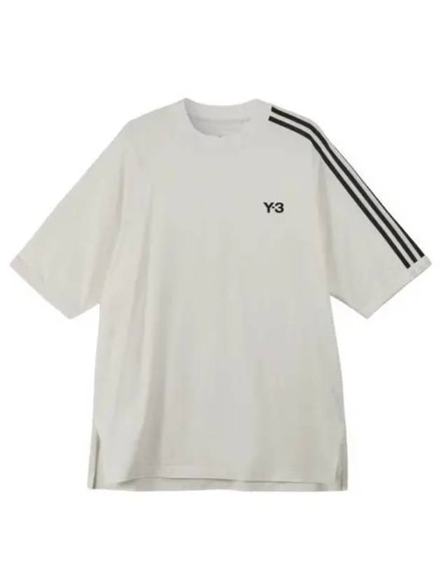 Y 3 3S 숏슬리브 티셔츠 오프 화이트 블랙 Y 3 3S Short Sleeve T Shirt Off White Black