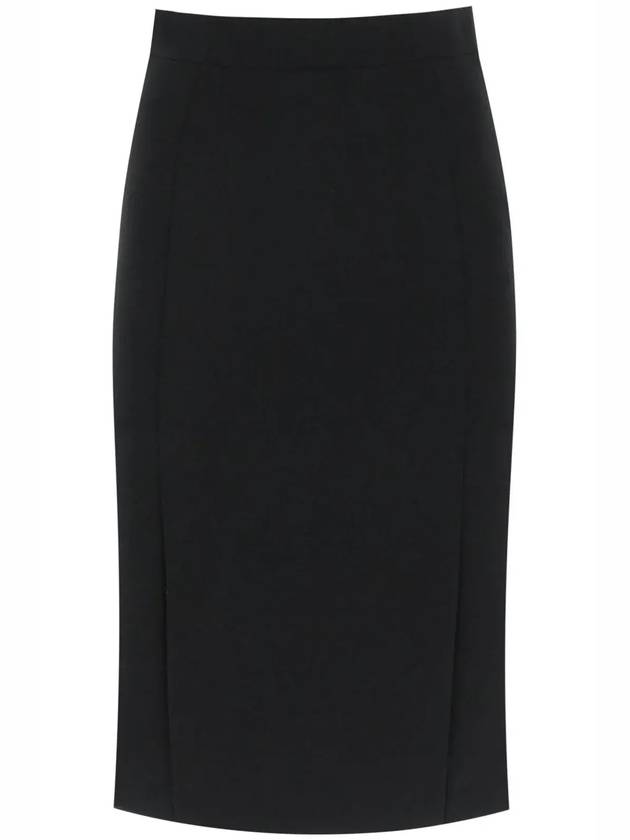 Moschino 크레이프 펜슬 미디 스커트 A01090524_0555