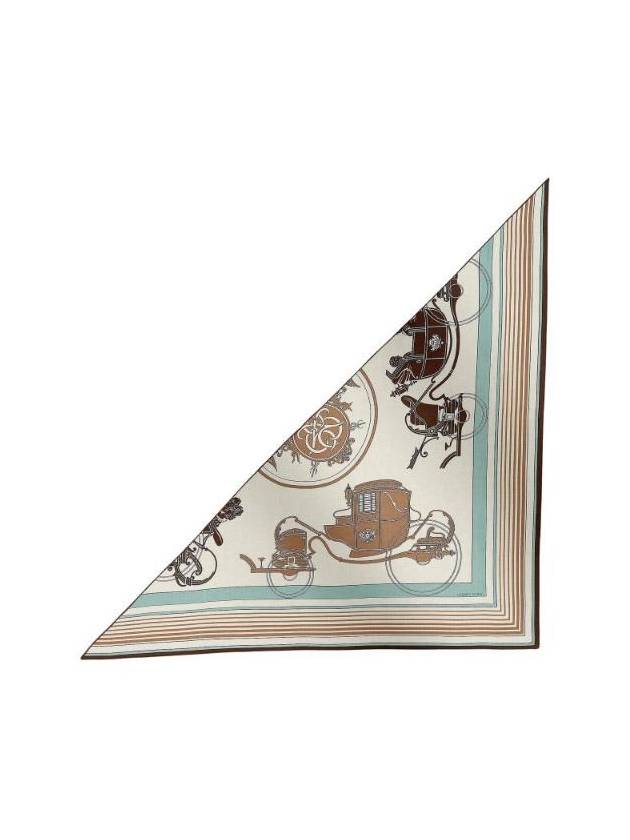 에르메스 엑스 리브리 자이언트 트라이앵글 블랑 마롱 블루 글라시에 H363791S22