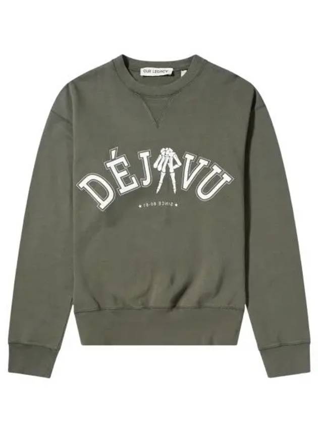 아워레가시 데자뷰 프린트 베이스 스웨트 그린 Our Legacy Deja Vu Print Base Sweat Green