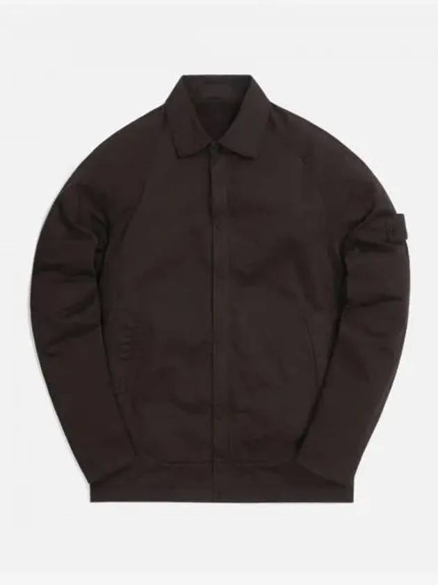 스톤 아일랜드 116F4 고스트 피스 오버셔츠 다크 브라운 20FW Stone Island 116F4 Ghost Piece Overshirt Dark Brown 20FW
