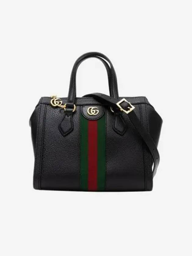 구찌 오피디아 GG 스몰 토트백 블랙 Gucci Ophidia GG Small Tote Bag Black