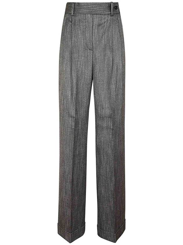 Alberta Ferretti Herringbone pattern trousers
