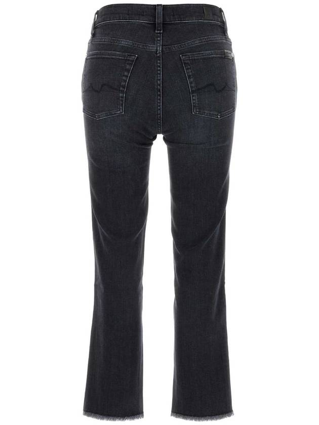 7 For All Mankind 스트레이트 레그 크롭 진 7 For All Mankind Straight Leg Cropped Jeans