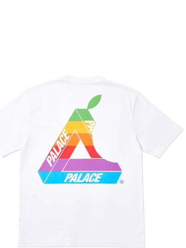 19SS 팔라스 잡스워스 언씬 애플 로고 티셔츠 화이트 PALACE JOBSWORTH UNSEEN T SHIRTS white