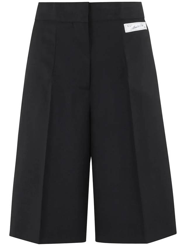 에리카 카발리니 플리츠 테일러드 반바지 P5SZ21096_Y69NERO