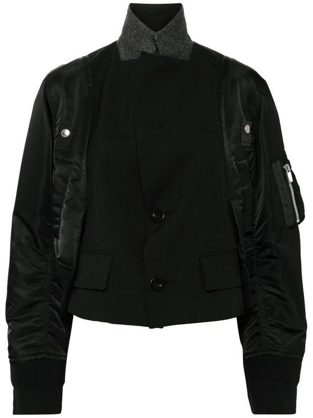 Sacai Suiting X Nylon Twill Jacket