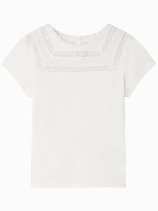 White Fina Cotton T-Shirt