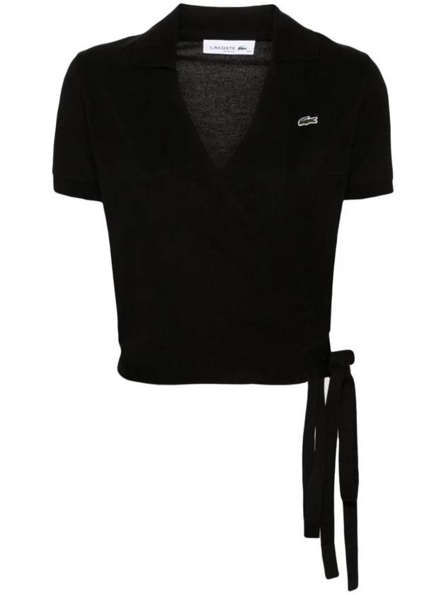 라코스테 로고 패치 랩 폴로 셔츠 PF7184
