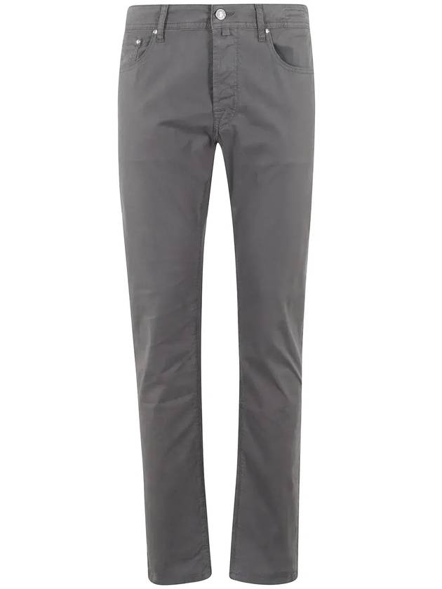 Jacob Cohen Bard 로고 패치 스트레이트 레그 팬츠 JUMQE004054S2544TR_C35