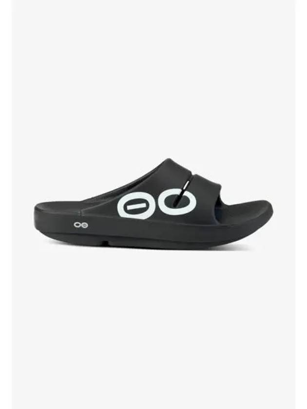 4143058 Oofos Pool slides black