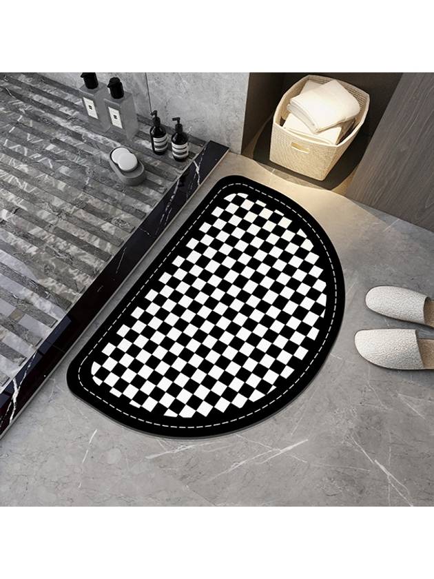 포유매트 체스판 규조토 발매트