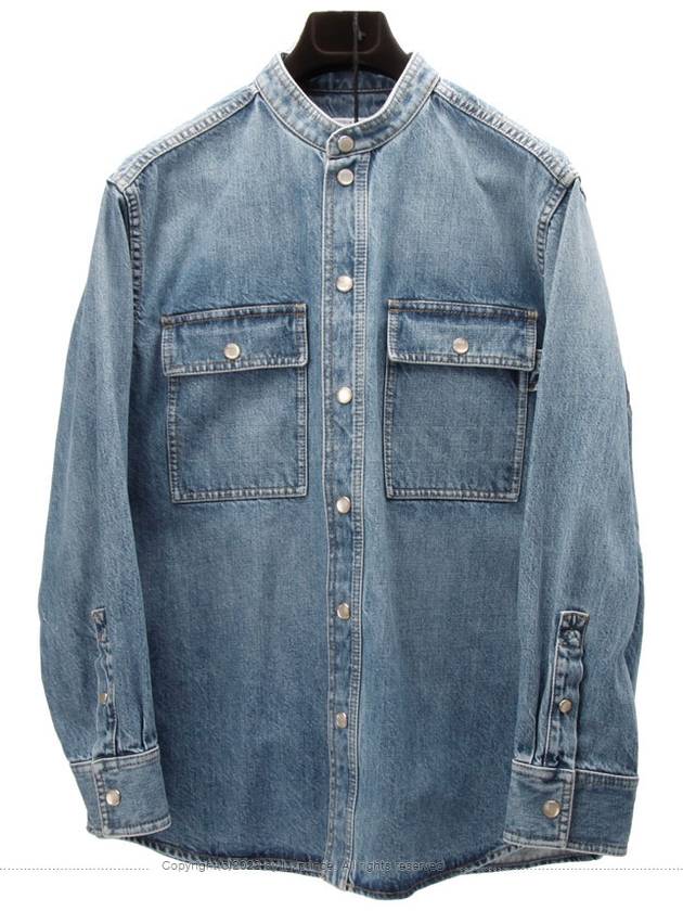데님 차이나 카라 셔츠 1006hv