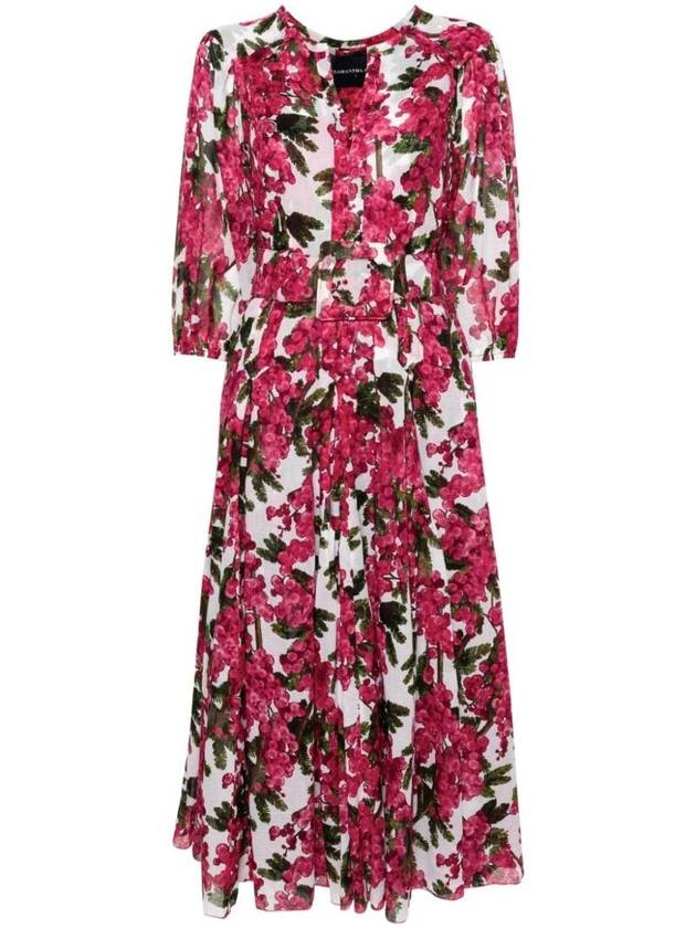 Samantha Sung 여성 FLORAL PRINT 셔츠 DRESS VERAMIMOSASMALLWHITEMOUSOLAWHITEPINK