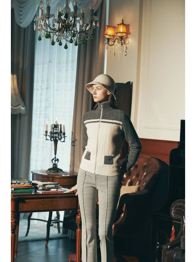 JERSEY BOOTCUT PANTS_MELANGE GREY