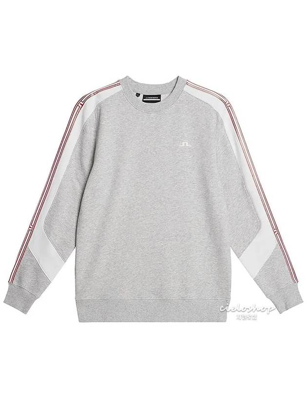 제이린드버그 SNEAKY 스니키 크루넥 남성 맨투맨 기모안감 그레이 AMJS09020