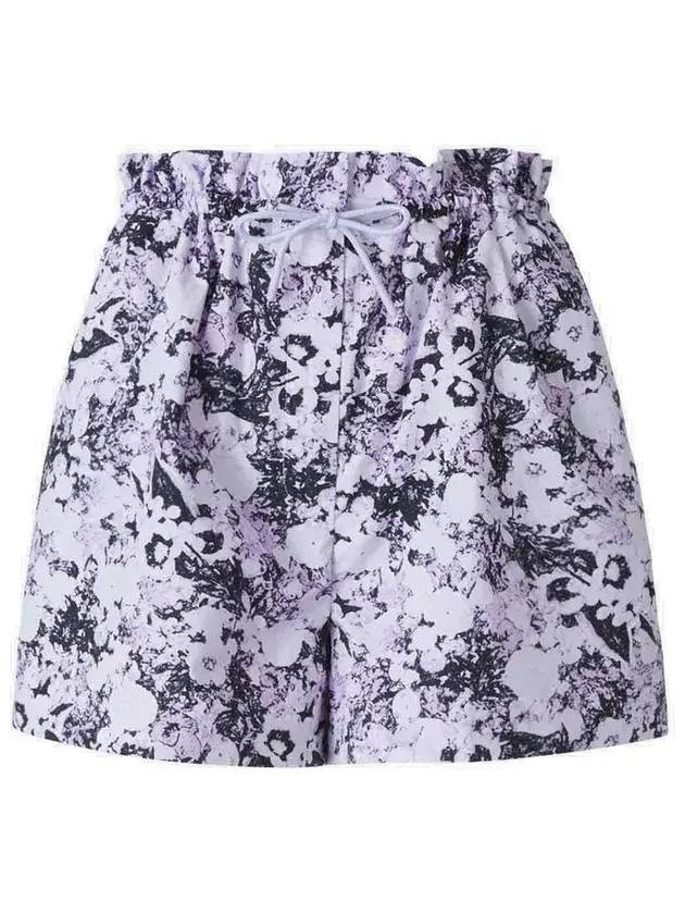 REMAIN Birger Christensen Camille 프린트 드로스트링 쇼츠 RM858533_143812