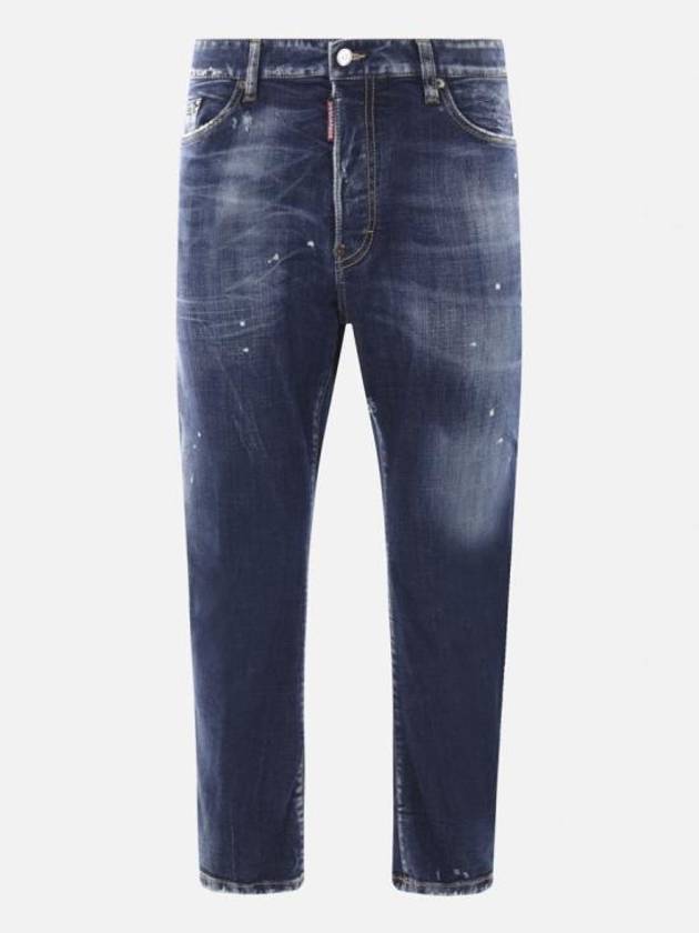 디스퀘어드2 데님 팬츠 S74LB1655S30664470 Navy