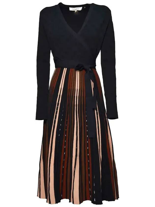 다이앤 폰 푸르스텐버그 올리 니트 랩 드레스 DVFDR3S007_CAMELBLACK