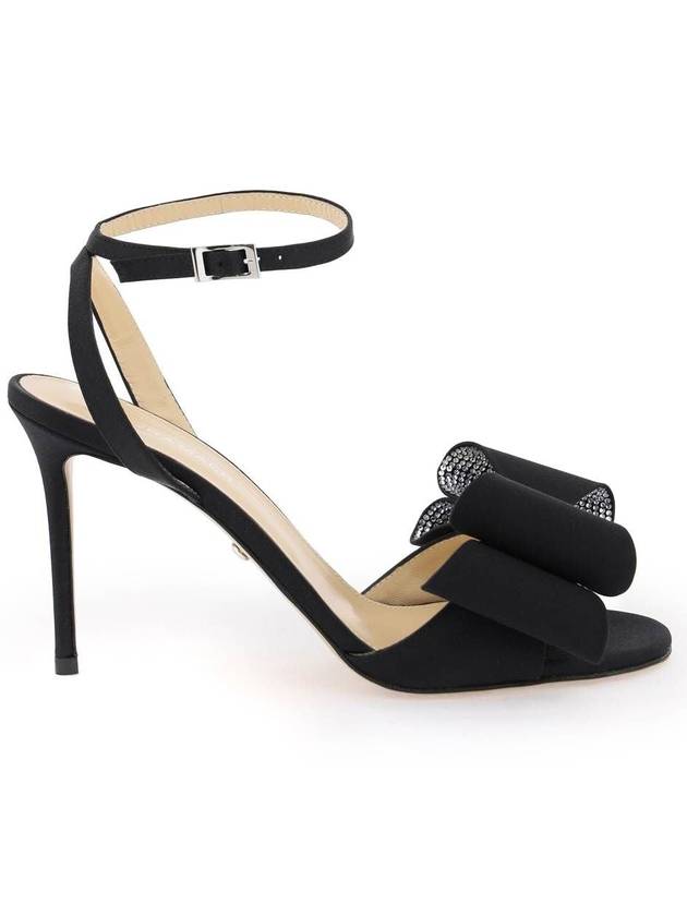 Satin Le Cadeau Sandals With Double Bow