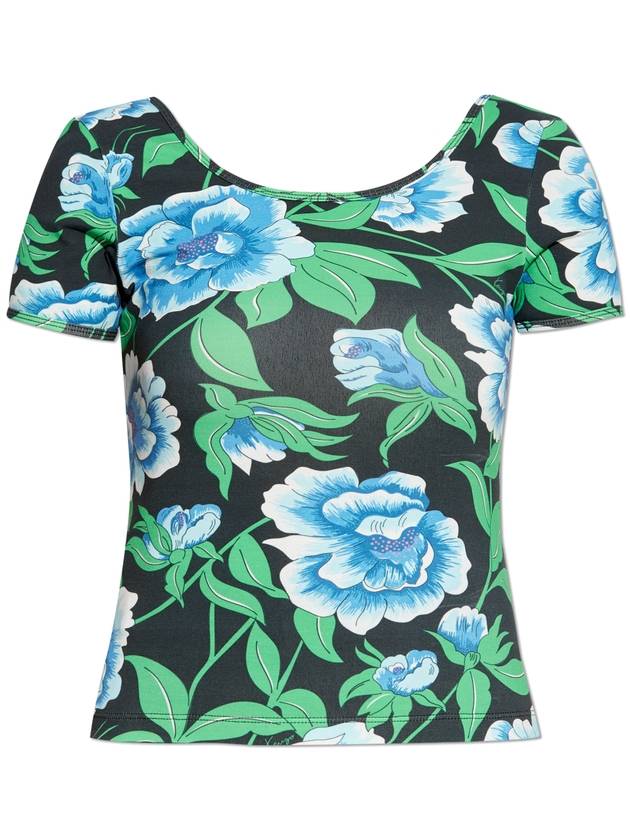 Kenzo Top With Floral Motif Women's Multicolour